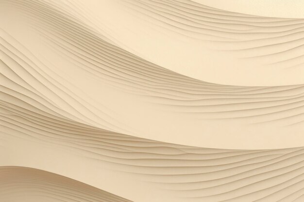 Photo futuristic beige paper textured abstract background in concept of sculpted array structure