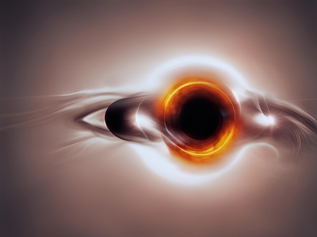 futuristic black hole photo