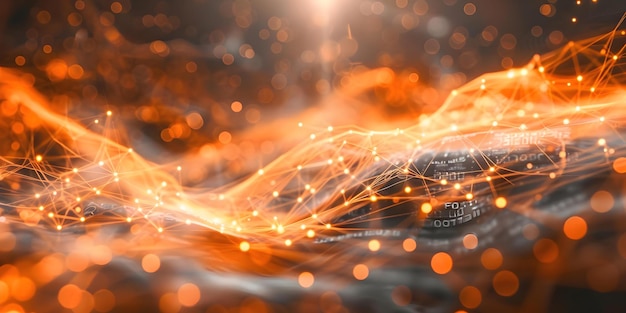 futuristic blend of internet data ai analytics and digital neural networks concept ai algorithms data analytics neural networks futuristic technology