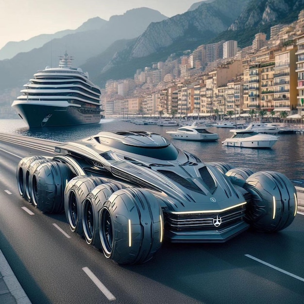 futuristic car