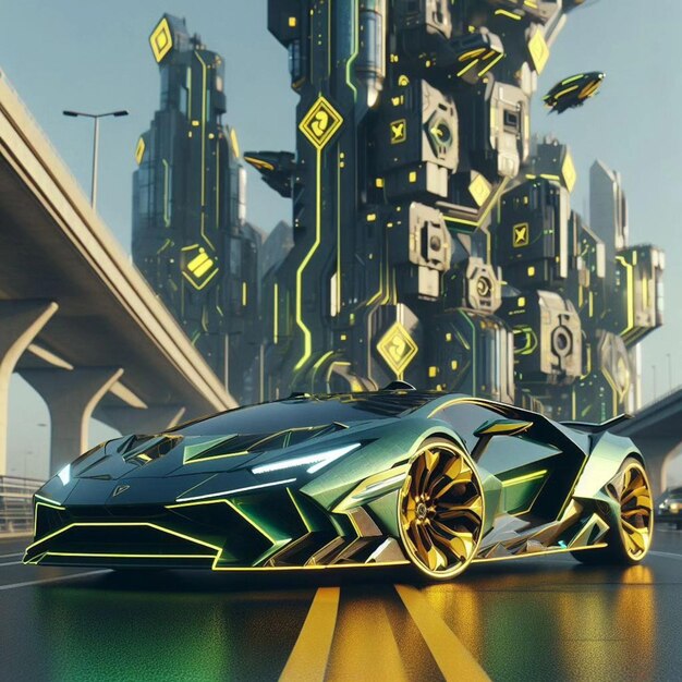 futuristic car