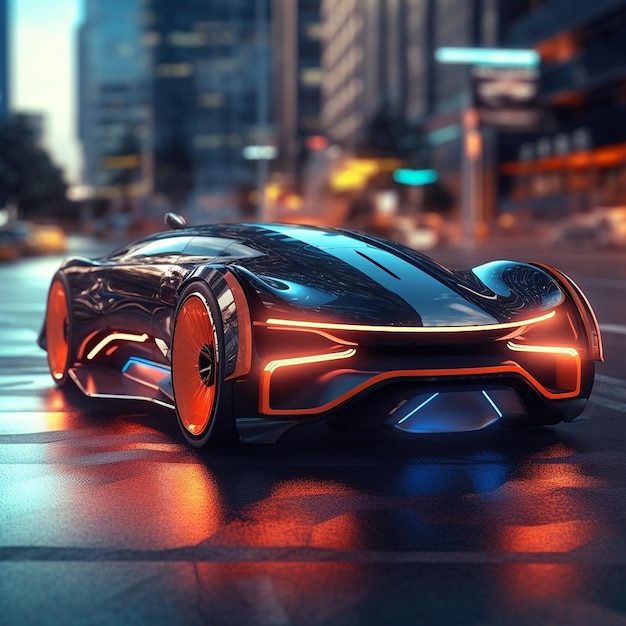 futuristic car