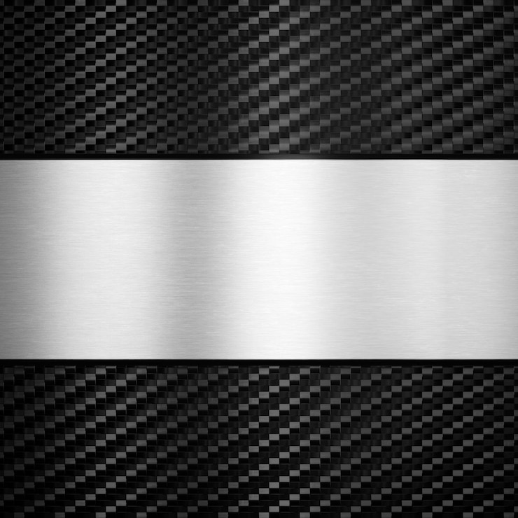 Photo futuristic carbon fiber background pattern 3d rendering