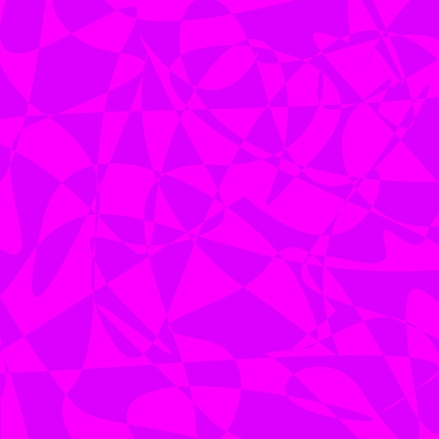 Futuristic chaotic shapes and lines of pink and purple pattern