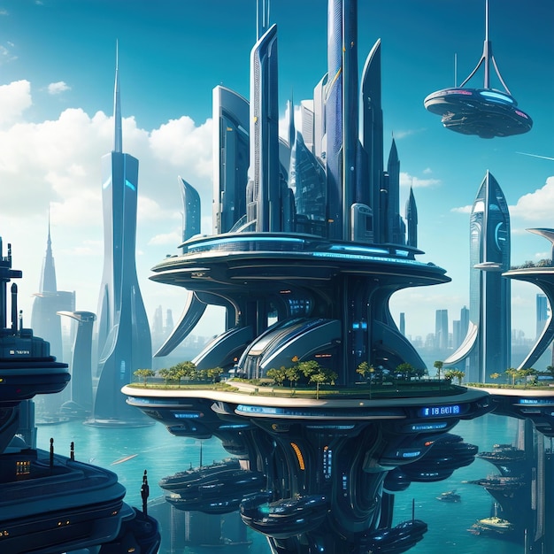 Futuristic city