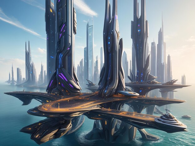 Futuristic city