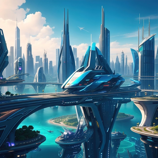 Futuristic city