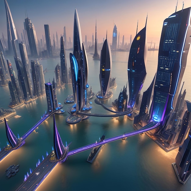 Futuristic city