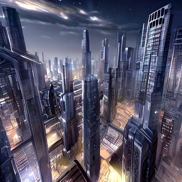 A Futuristic City