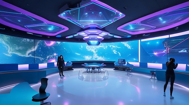 Futuristic classroom