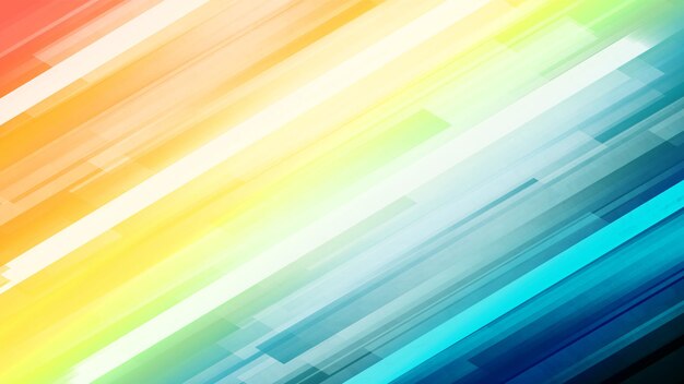 Futuristic colorful stripes banner and card abstract background