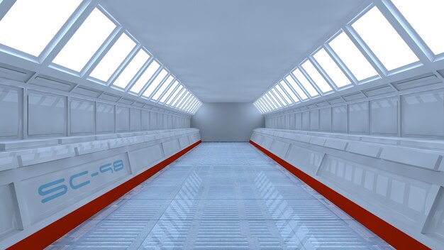 Futuristic corridor