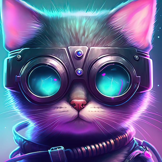 Cyberpunk cat meme hi-res stock photography and images - Alamy