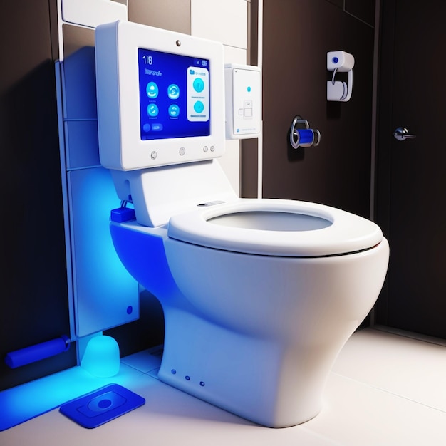 Futuristic design of toilet