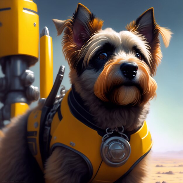 Futuristic dog