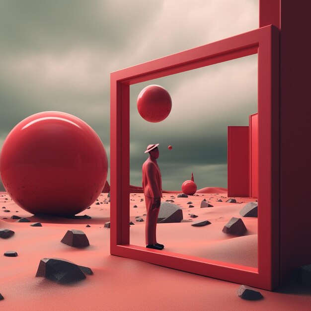 Foto sogni futuristici anime surreali paesaggi e avventure sci-fi in mondi immaginari