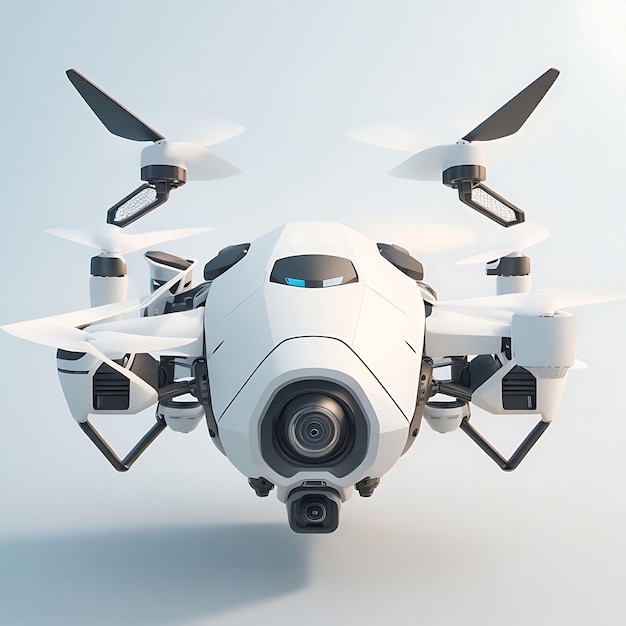 Futuristic drone with multiple camera