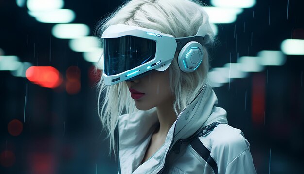 Futuristic epidemic photoshoots Creative mask design for future