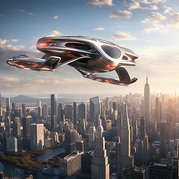 Futuristic Flying Car