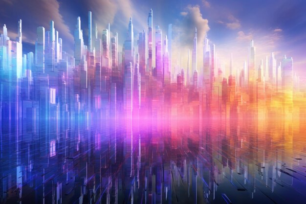 Futuristic Frequency Fantasy Edm Background photo