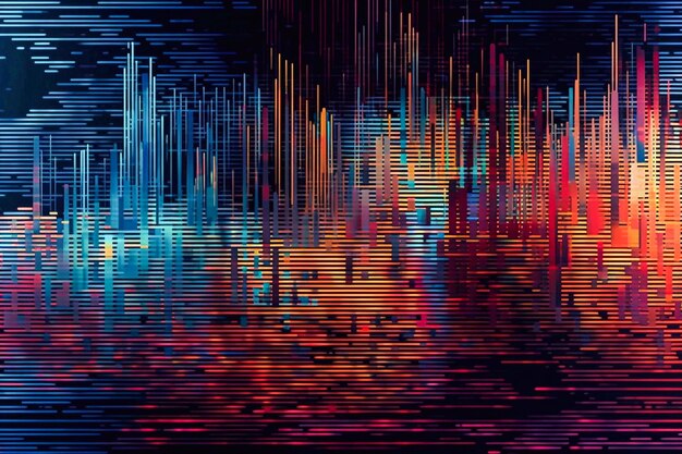 Futuristic Glitch Backgrounds