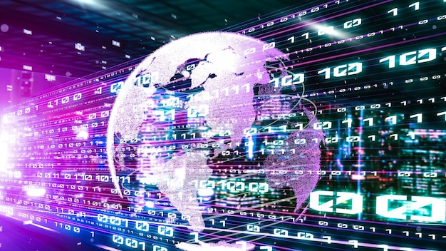 Futuristic global network and tacit digital data transfer