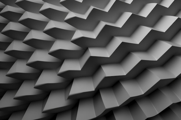 Futuristic gray scale monochrome concrete color abstract geometric pattern background wallpaper decoration texture