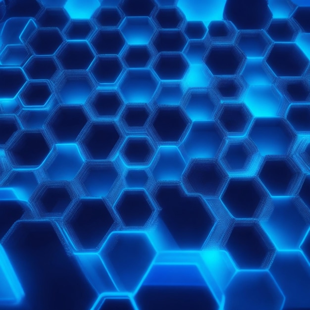 futuristic hexagon background