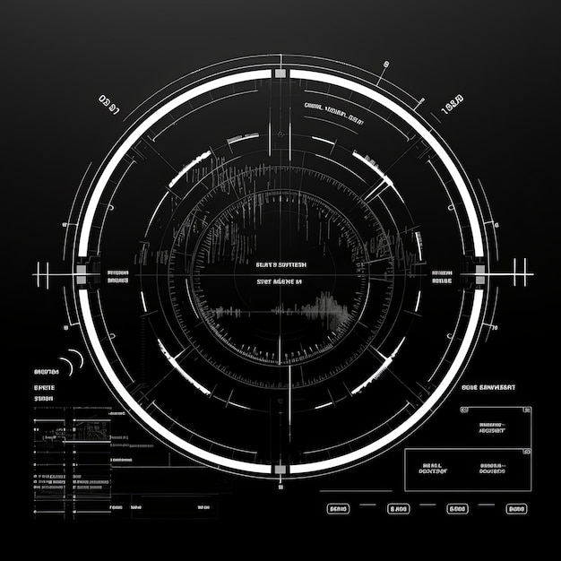 futuristic HUD callouts futuristic elements vector illustrations