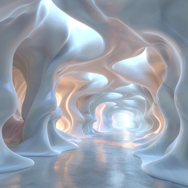 Futuristic Ice Cave