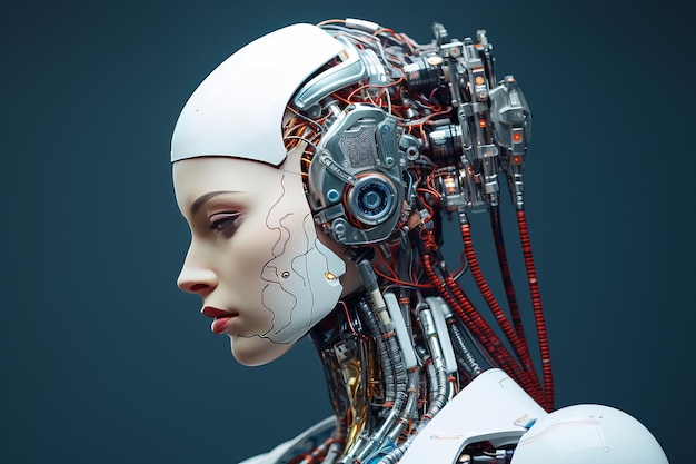 인공지능의 미래적 통합: 휴머노이드 머리에 AR 32DIME를 탐구합니다.