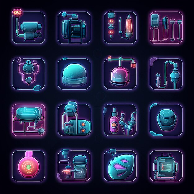 Futuristic Isometric Icons 3D Tech Emoji Game and Biz Art for Virtual Worlds Digital Transformation