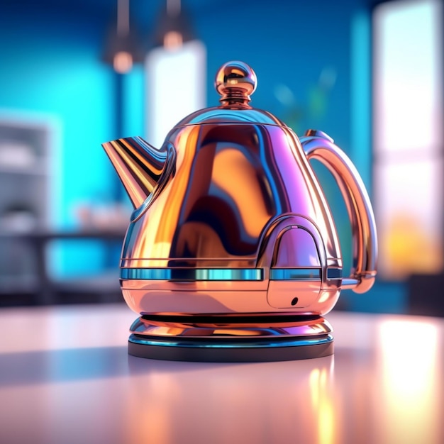 futuristic kettle