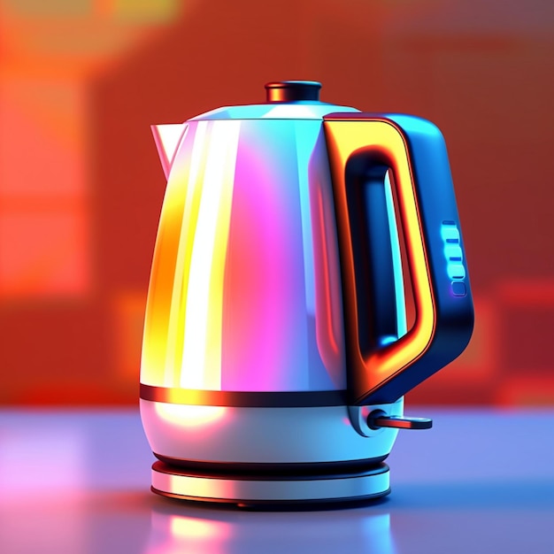 Photo futuristic kettle