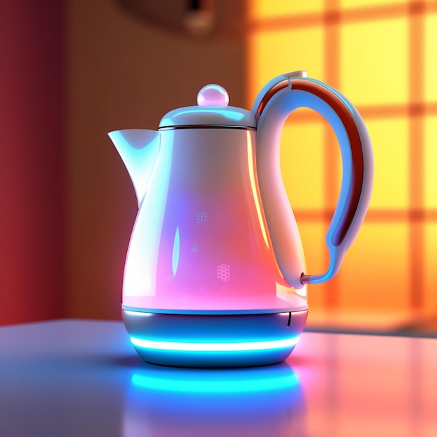 futuristic kettle