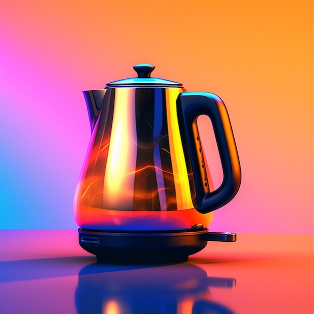Photo futuristic kettle