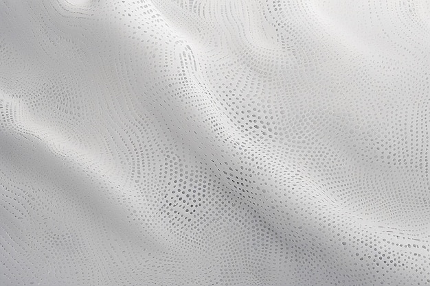Футуристический светло-серый пунктирный рисунок на белой поверхности сверху Генеративный ИИ