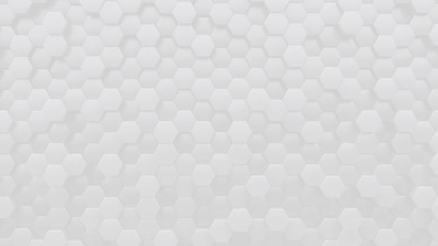 Futuristic low-contrast background. Many hexagonal crystal rods