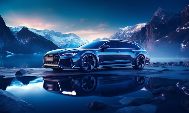 Futuristic Luxus The Spectacular Metallic Reflections of the SciFi Inspired Audi RS6 in a Final Fa