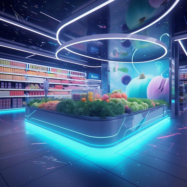 Futuristic market