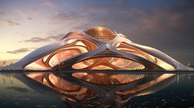 Futuristic megastructures rise architecture