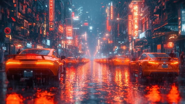 Futuristic metropolis AI