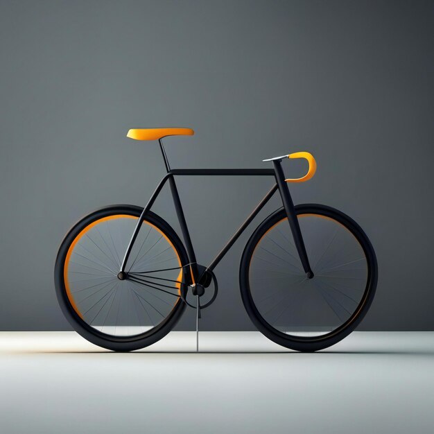 Futuristic modern bicycle concept design Generative AI