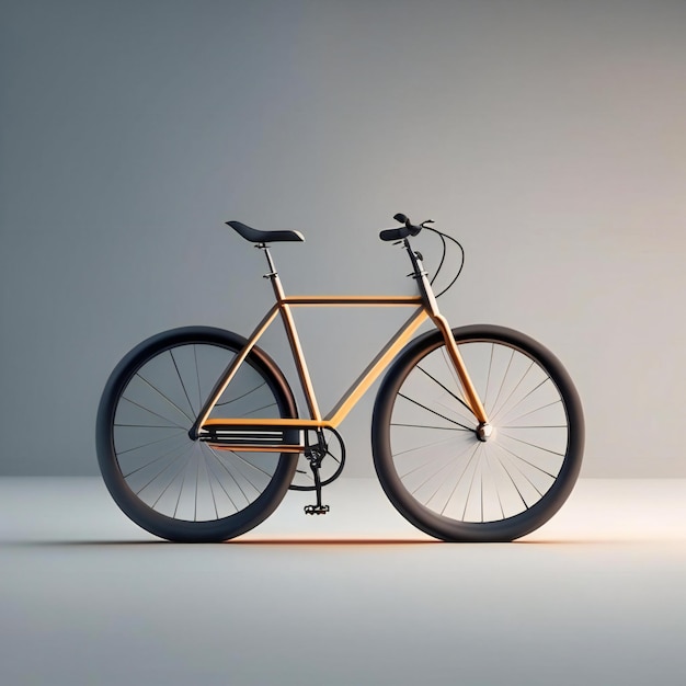 Futuristic modern bicycle concept design Generative AI