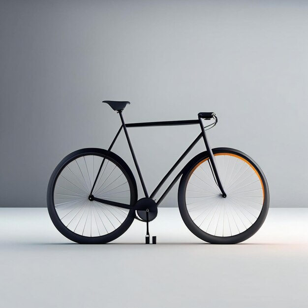 Futuristic modern bicycle concept design Generative AI