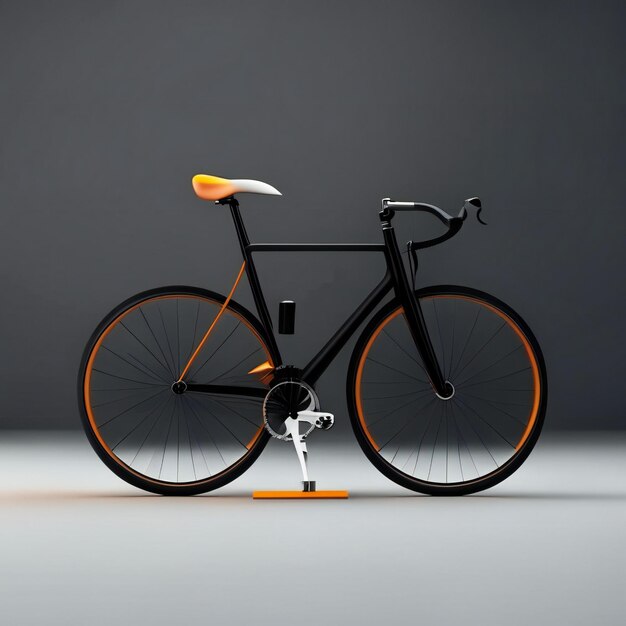 Futuristic modern bicycle concept design Generative AI