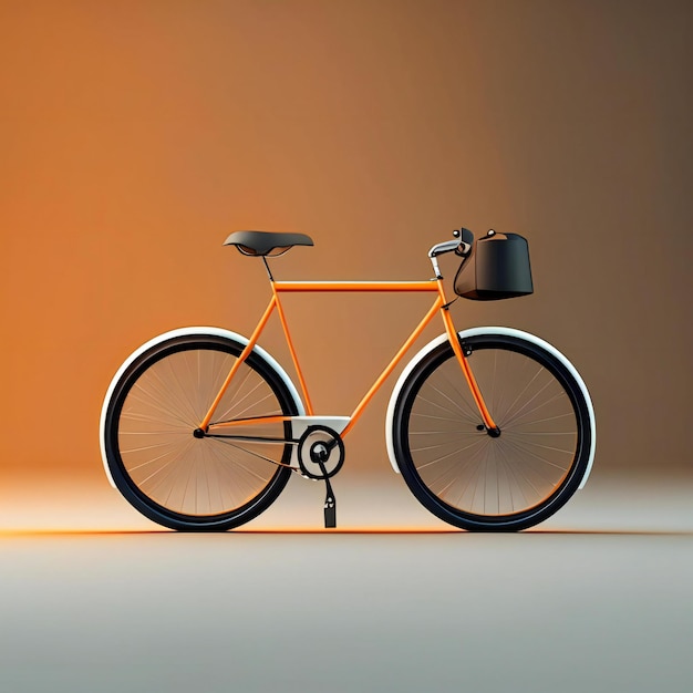 未来主義的な現代的な自転車コンセプトデザイン ジェネレーティブAI