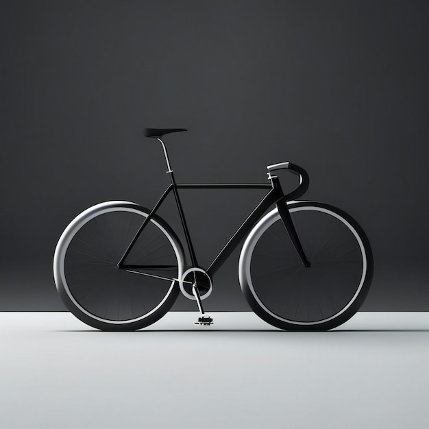 Futuristic modern bicycle concept design Generative AI