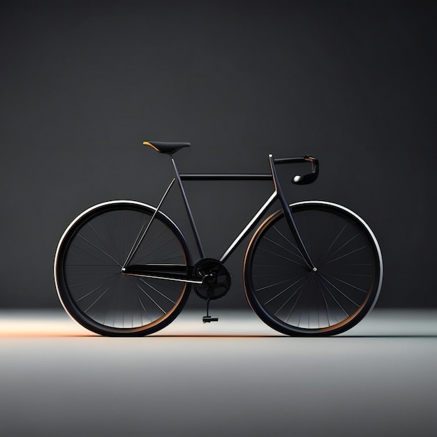 Futuristic modern bicycle concept design Generative AI