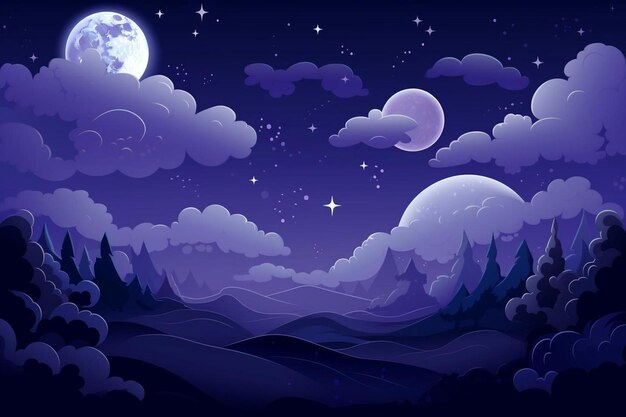 Photo futuristic moon background